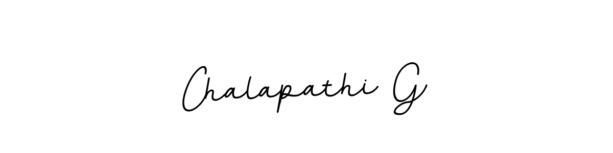 Design your own signature with our free online signature maker. With this signature software, you can create a handwritten (BallpointsItalic-DORy9) signature for name Chalapathi G. Chalapathi G signature style 11 images and pictures png