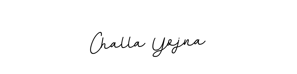 Create a beautiful signature design for name Challa Yojna. With this signature (BallpointsItalic-DORy9) fonts, you can make a handwritten signature for free. Challa Yojna signature style 11 images and pictures png