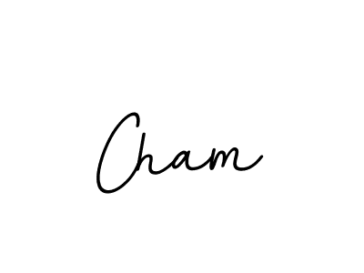 How to make Cham signature? BallpointsItalic-DORy9 is a professional autograph style. Create handwritten signature for Cham name. Cham signature style 11 images and pictures png