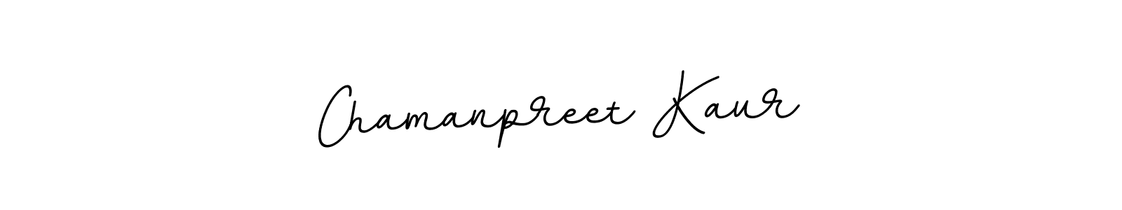 You should practise on your own different ways (BallpointsItalic-DORy9) to write your name (Chamanpreet Kaur) in signature. don't let someone else do it for you. Chamanpreet Kaur signature style 11 images and pictures png