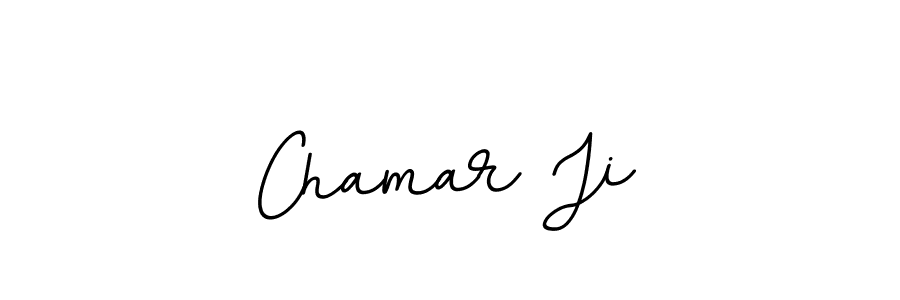 Chamar Ji stylish signature style. Best Handwritten Sign (BallpointsItalic-DORy9) for my name. Handwritten Signature Collection Ideas for my name Chamar Ji. Chamar Ji signature style 11 images and pictures png