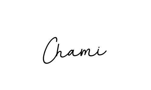 You should practise on your own different ways (BallpointsItalic-DORy9) to write your name (Chami) in signature. don't let someone else do it for you. Chami signature style 11 images and pictures png