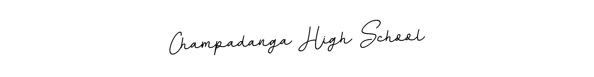 Create a beautiful signature design for name Champadanga High School. With this signature (BallpointsItalic-DORy9) fonts, you can make a handwritten signature for free. Champadanga High School signature style 11 images and pictures png
