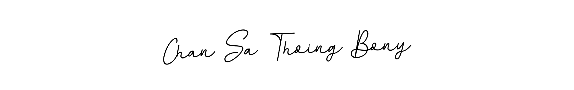 Also You can easily find your signature by using the search form. We will create Chan Sa Thoing Bony name handwritten signature images for you free of cost using BallpointsItalic-DORy9 sign style. Chan Sa Thoing Bony signature style 11 images and pictures png