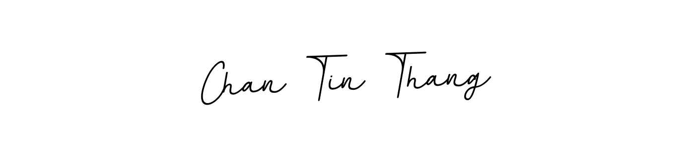 How to make Chan Tin Thang name signature. Use BallpointsItalic-DORy9 style for creating short signs online. This is the latest handwritten sign. Chan Tin Thang signature style 11 images and pictures png