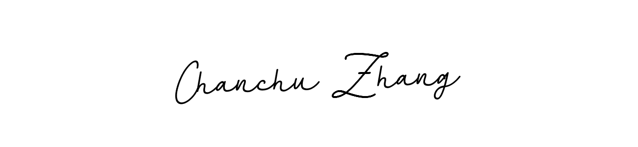 Make a beautiful signature design for name Chanchu Zhang. With this signature (BallpointsItalic-DORy9) style, you can create a handwritten signature for free. Chanchu Zhang signature style 11 images and pictures png