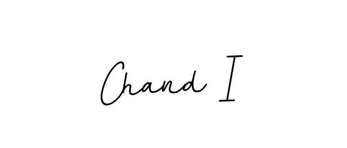 How to make Chand I name signature. Use BallpointsItalic-DORy9 style for creating short signs online. This is the latest handwritten sign. Chand I signature style 11 images and pictures png