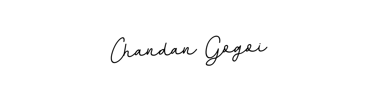 How to make Chandan Gogoi name signature. Use BallpointsItalic-DORy9 style for creating short signs online. This is the latest handwritten sign. Chandan Gogoi signature style 11 images and pictures png