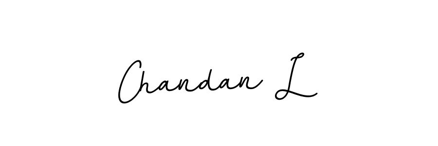 Create a beautiful signature design for name Chandan L. With this signature (BallpointsItalic-DORy9) fonts, you can make a handwritten signature for free. Chandan L signature style 11 images and pictures png