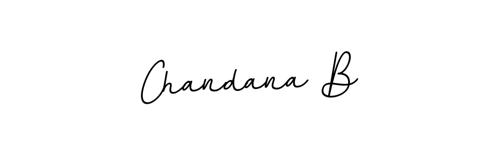 Make a beautiful signature design for name Chandana B. Use this online signature maker to create a handwritten signature for free. Chandana B signature style 11 images and pictures png