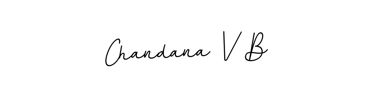 Also You can easily find your signature by using the search form. We will create Chandana V B name handwritten signature images for you free of cost using BallpointsItalic-DORy9 sign style. Chandana V B signature style 11 images and pictures png