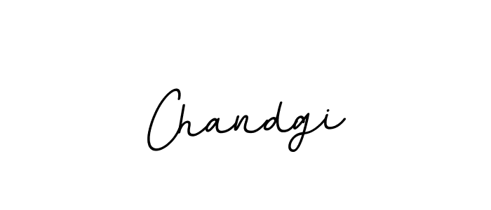 How to make Chandgi name signature. Use BallpointsItalic-DORy9 style for creating short signs online. This is the latest handwritten sign. Chandgi signature style 11 images and pictures png