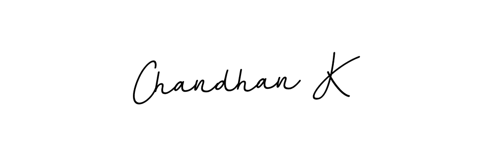 How to Draw Chandhan K signature style? BallpointsItalic-DORy9 is a latest design signature styles for name Chandhan K. Chandhan K signature style 11 images and pictures png