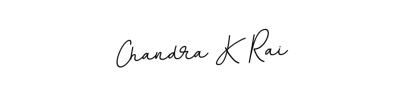 Design your own signature with our free online signature maker. With this signature software, you can create a handwritten (BallpointsItalic-DORy9) signature for name Chandra K Rai. Chandra K Rai signature style 11 images and pictures png