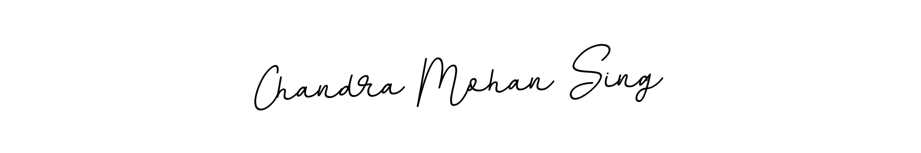 The best way (BallpointsItalic-DORy9) to make a short signature is to pick only two or three words in your name. The name Chandra Mohan Sing include a total of six letters. For converting this name. Chandra Mohan Sing signature style 11 images and pictures png