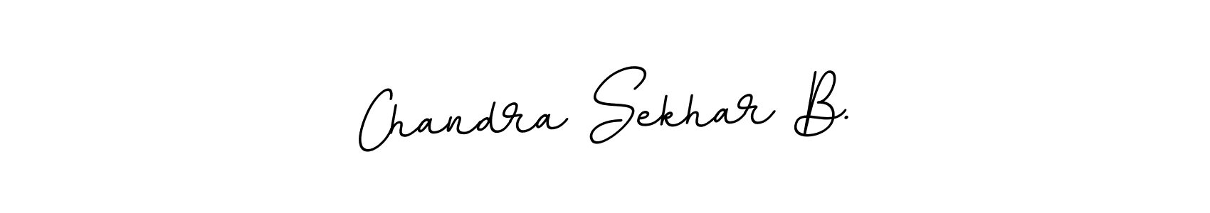 Use a signature maker to create a handwritten signature online. With this signature software, you can design (BallpointsItalic-DORy9) your own signature for name Chandra Sekhar B.. Chandra Sekhar B. signature style 11 images and pictures png