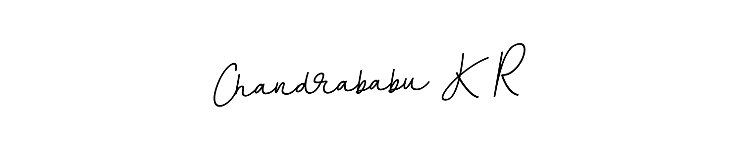 Also we have Chandrababu K R name is the best signature style. Create professional handwritten signature collection using BallpointsItalic-DORy9 autograph style. Chandrababu K R signature style 11 images and pictures png