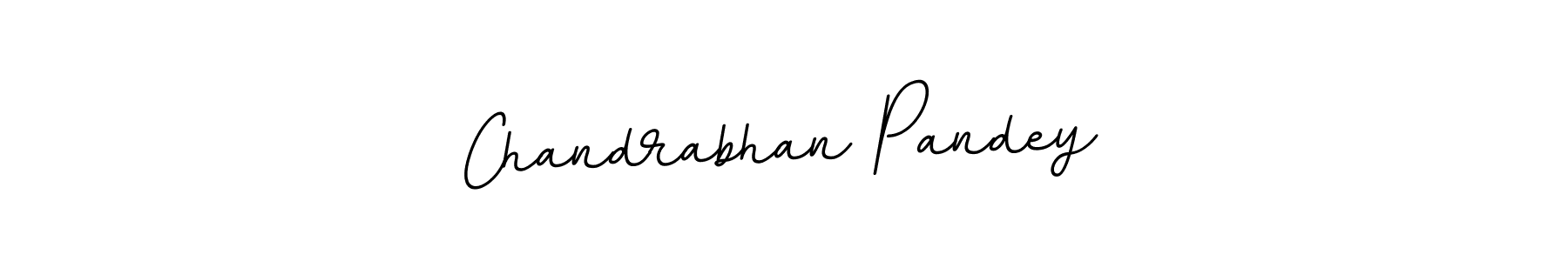 Create a beautiful signature design for name Chandrabhan Pandey. With this signature (BallpointsItalic-DORy9) fonts, you can make a handwritten signature for free. Chandrabhan Pandey signature style 11 images and pictures png
