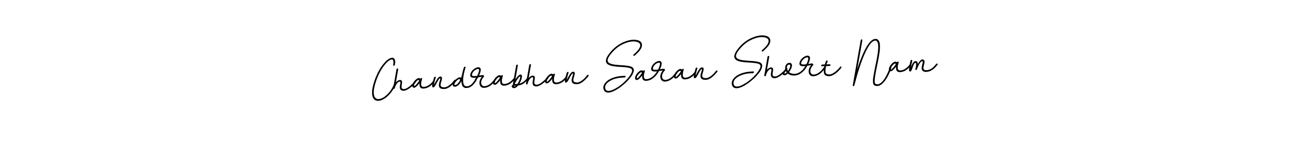 How to make Chandrabhan Saran Short Nam name signature. Use BallpointsItalic-DORy9 style for creating short signs online. This is the latest handwritten sign. Chandrabhan Saran Short Nam signature style 11 images and pictures png