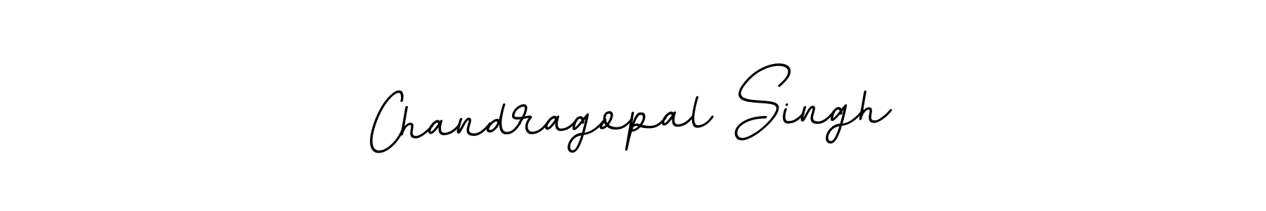 How to make Chandragopal Singh name signature. Use BallpointsItalic-DORy9 style for creating short signs online. This is the latest handwritten sign. Chandragopal Singh signature style 11 images and pictures png