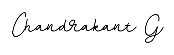 Give your name Chandrakant G an exquisite flair with the BallpointsItalic-DORy9 script font. Ideal for contracts, resumes, and formal letterheads. Chandrakant G signature style 11 images and pictures png
