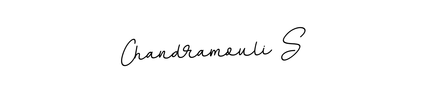 Design your own signature with our free online signature maker. With this signature software, you can create a handwritten (BallpointsItalic-DORy9) signature for name Chandramouli S. Chandramouli S signature style 11 images and pictures png