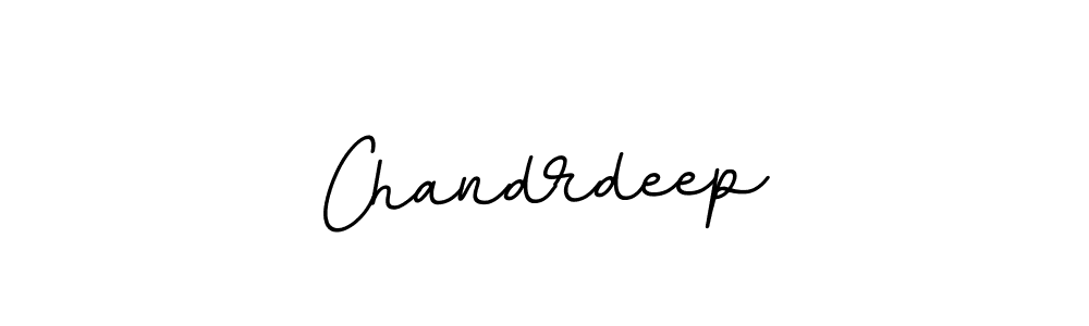 How to make Chandrdeep name signature. Use BallpointsItalic-DORy9 style for creating short signs online. This is the latest handwritten sign. Chandrdeep signature style 11 images and pictures png