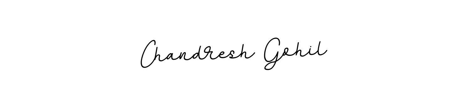 Chandresh Gohil stylish signature style. Best Handwritten Sign (BallpointsItalic-DORy9) for my name. Handwritten Signature Collection Ideas for my name Chandresh Gohil. Chandresh Gohil signature style 11 images and pictures png