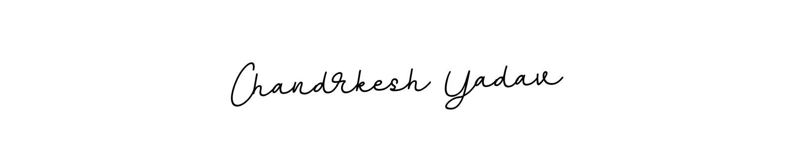 Use a signature maker to create a handwritten signature online. With this signature software, you can design (BallpointsItalic-DORy9) your own signature for name Chandrkesh Yadav. Chandrkesh Yadav signature style 11 images and pictures png