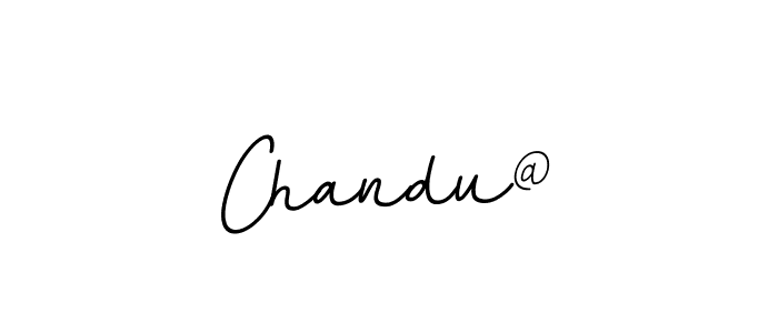 Also You can easily find your signature by using the search form. We will create Chandu@ name handwritten signature images for you free of cost using BallpointsItalic-DORy9 sign style. Chandu@ signature style 11 images and pictures png