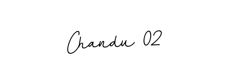 Make a beautiful signature design for name Chandu 02. With this signature (BallpointsItalic-DORy9) style, you can create a handwritten signature for free. Chandu 02 signature style 11 images and pictures png