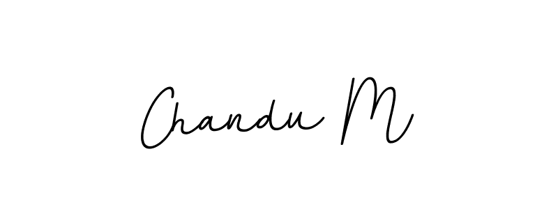 Also we have Chandu M name is the best signature style. Create professional handwritten signature collection using BallpointsItalic-DORy9 autograph style. Chandu M signature style 11 images and pictures png