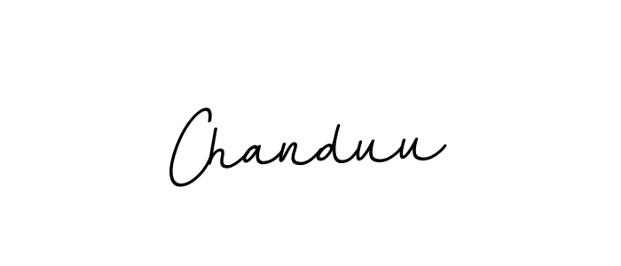 Design your own signature with our free online signature maker. With this signature software, you can create a handwritten (BallpointsItalic-DORy9) signature for name Chanduu. Chanduu signature style 11 images and pictures png