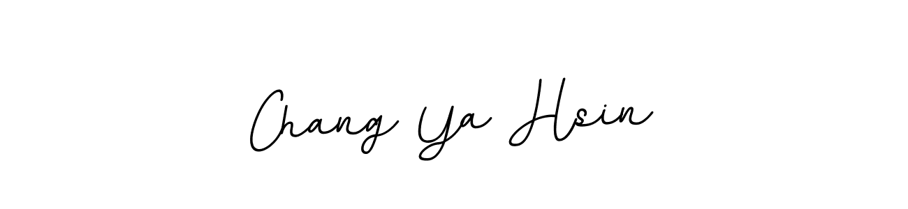 You should practise on your own different ways (BallpointsItalic-DORy9) to write your name (Chang Ya Hsin) in signature. don't let someone else do it for you. Chang Ya Hsin signature style 11 images and pictures png