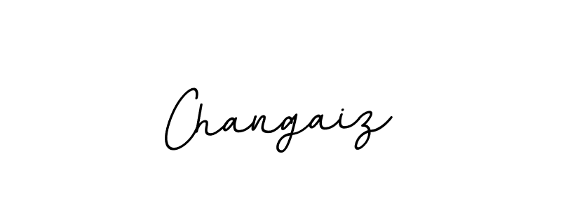 Make a beautiful signature design for name Changaiz. With this signature (BallpointsItalic-DORy9) style, you can create a handwritten signature for free. Changaiz signature style 11 images and pictures png
