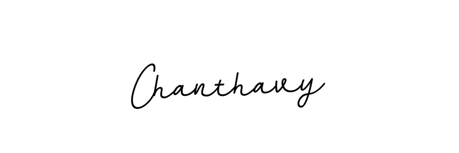 Make a beautiful signature design for name Chanthavy. With this signature (BallpointsItalic-DORy9) style, you can create a handwritten signature for free. Chanthavy signature style 11 images and pictures png