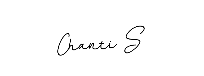It looks lik you need a new signature style for name Chanti S. Design unique handwritten (BallpointsItalic-DORy9) signature with our free signature maker in just a few clicks. Chanti S signature style 11 images and pictures png