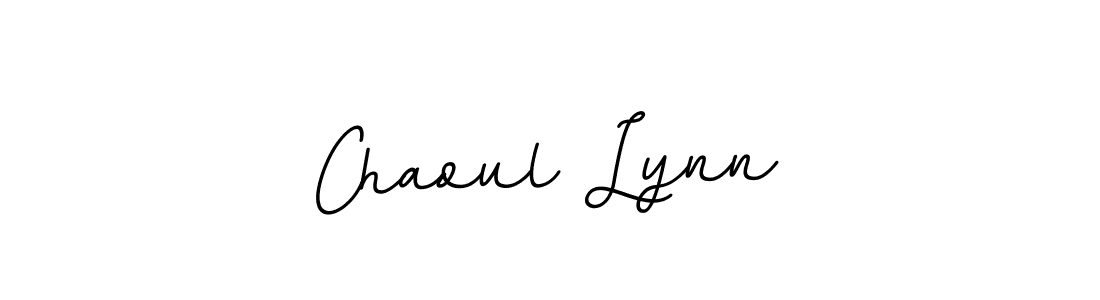 How to make Chaoul Lynn name signature. Use BallpointsItalic-DORy9 style for creating short signs online. This is the latest handwritten sign. Chaoul Lynn signature style 11 images and pictures png