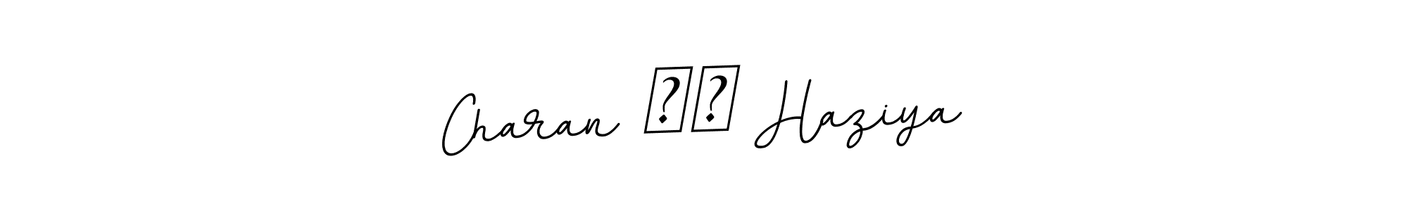 Make a short Charan ❤️ Haziya signature style. Manage your documents anywhere anytime using BallpointsItalic-DORy9. Create and add eSignatures, submit forms, share and send files easily. Charan ❤️ Haziya signature style 11 images and pictures png