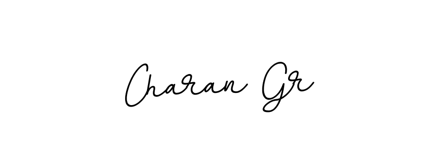 The best way (BallpointsItalic-DORy9) to make a short signature is to pick only two or three words in your name. The name Charan Gr include a total of six letters. For converting this name. Charan Gr signature style 11 images and pictures png