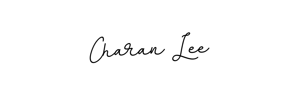 Create a beautiful signature design for name Charan Lee. With this signature (BallpointsItalic-DORy9) fonts, you can make a handwritten signature for free. Charan Lee signature style 11 images and pictures png