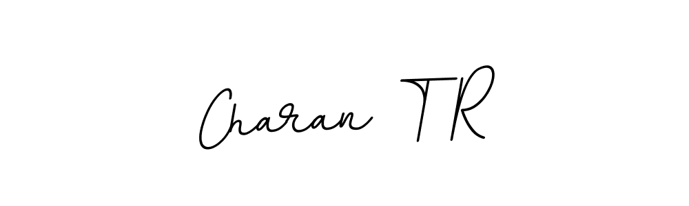 Also we have Charan T R name is the best signature style. Create professional handwritten signature collection using BallpointsItalic-DORy9 autograph style. Charan T R signature style 11 images and pictures png