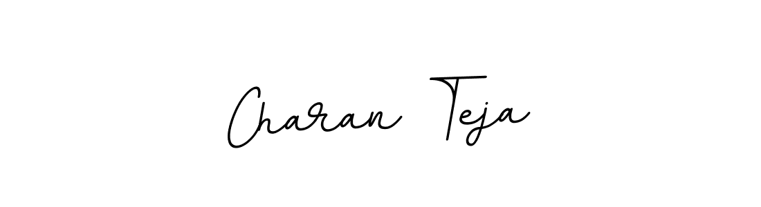 How to make Charan Teja name signature. Use BallpointsItalic-DORy9 style for creating short signs online. This is the latest handwritten sign. Charan Teja signature style 11 images and pictures png