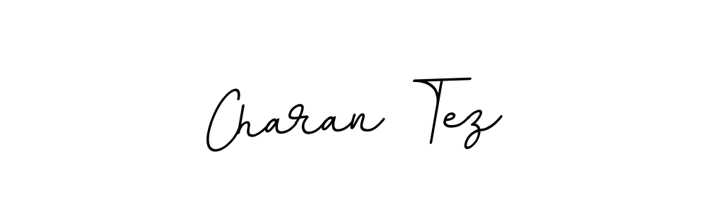 Design your own signature with our free online signature maker. With this signature software, you can create a handwritten (BallpointsItalic-DORy9) signature for name Charan Tez. Charan Tez signature style 11 images and pictures png