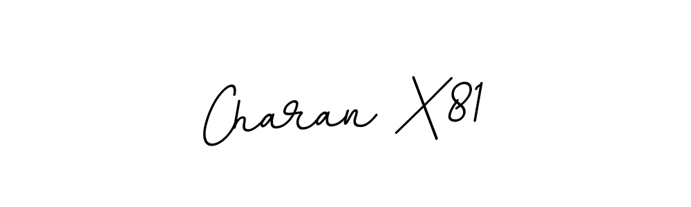 Similarly BallpointsItalic-DORy9 is the best handwritten signature design. Signature creator online .You can use it as an online autograph creator for name Charan X81. Charan X81 signature style 11 images and pictures png