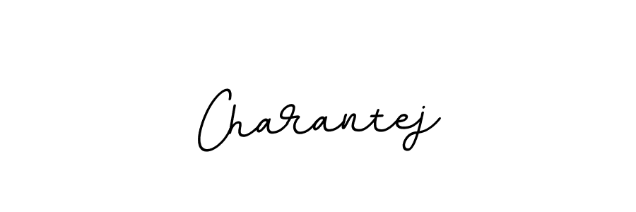 Make a beautiful signature design for name Charantej. With this signature (BallpointsItalic-DORy9) style, you can create a handwritten signature for free. Charantej signature style 11 images and pictures png