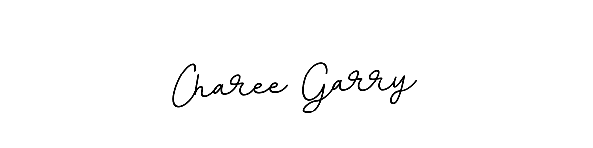 How to make Charee Garry name signature. Use BallpointsItalic-DORy9 style for creating short signs online. This is the latest handwritten sign. Charee Garry signature style 11 images and pictures png