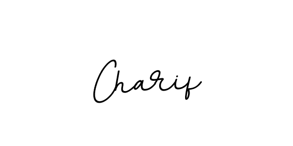 Use a signature maker to create a handwritten signature online. With this signature software, you can design (BallpointsItalic-DORy9) your own signature for name Charif. Charif signature style 11 images and pictures png