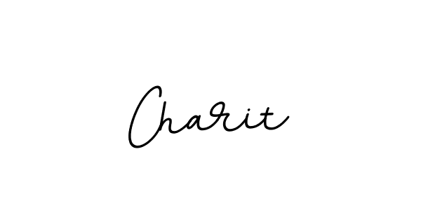 Design your own signature with our free online signature maker. With this signature software, you can create a handwritten (BallpointsItalic-DORy9) signature for name Charit. Charit signature style 11 images and pictures png