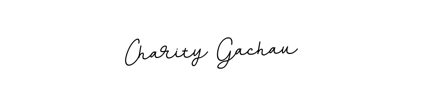 You should practise on your own different ways (BallpointsItalic-DORy9) to write your name (Charity Gachau) in signature. don't let someone else do it for you. Charity Gachau signature style 11 images and pictures png